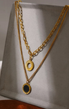 Double Gold  Layered Necklace