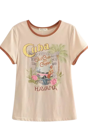 Vintage T Shirt Cuba
