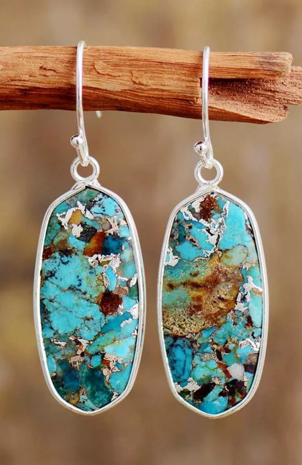 Natural Turquoise Earrings